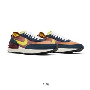 Nike Waffle One SE 'Dark Beetroot Yellow Strike' Size 10